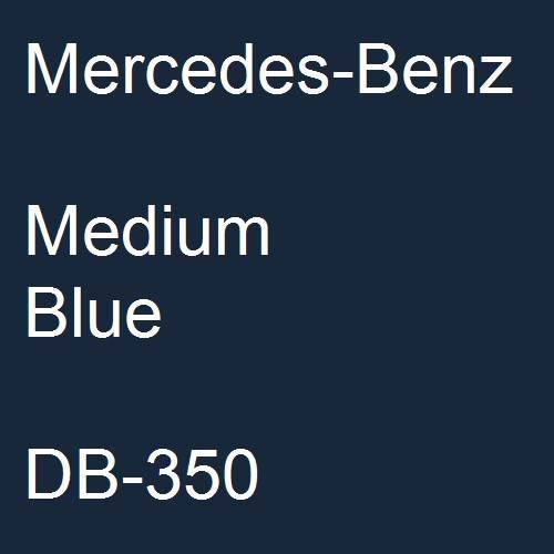 Mercedes-Benz, Medium Blue, DB-350.